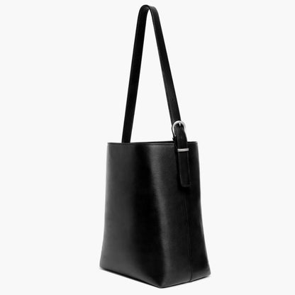 Bolso Bucket | Negro & Plata