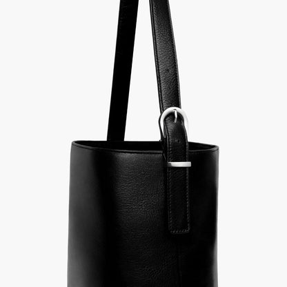 Bolso Bucket | Negro & Plata