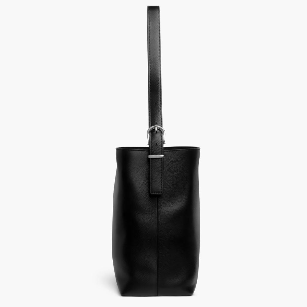 Bolso Bucket | Negro & Plata