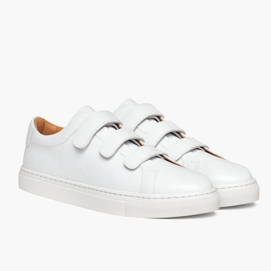Zapatillas de Triple Tira Top | Blanco