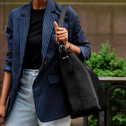 Bolso Bucket | Negro & Plata